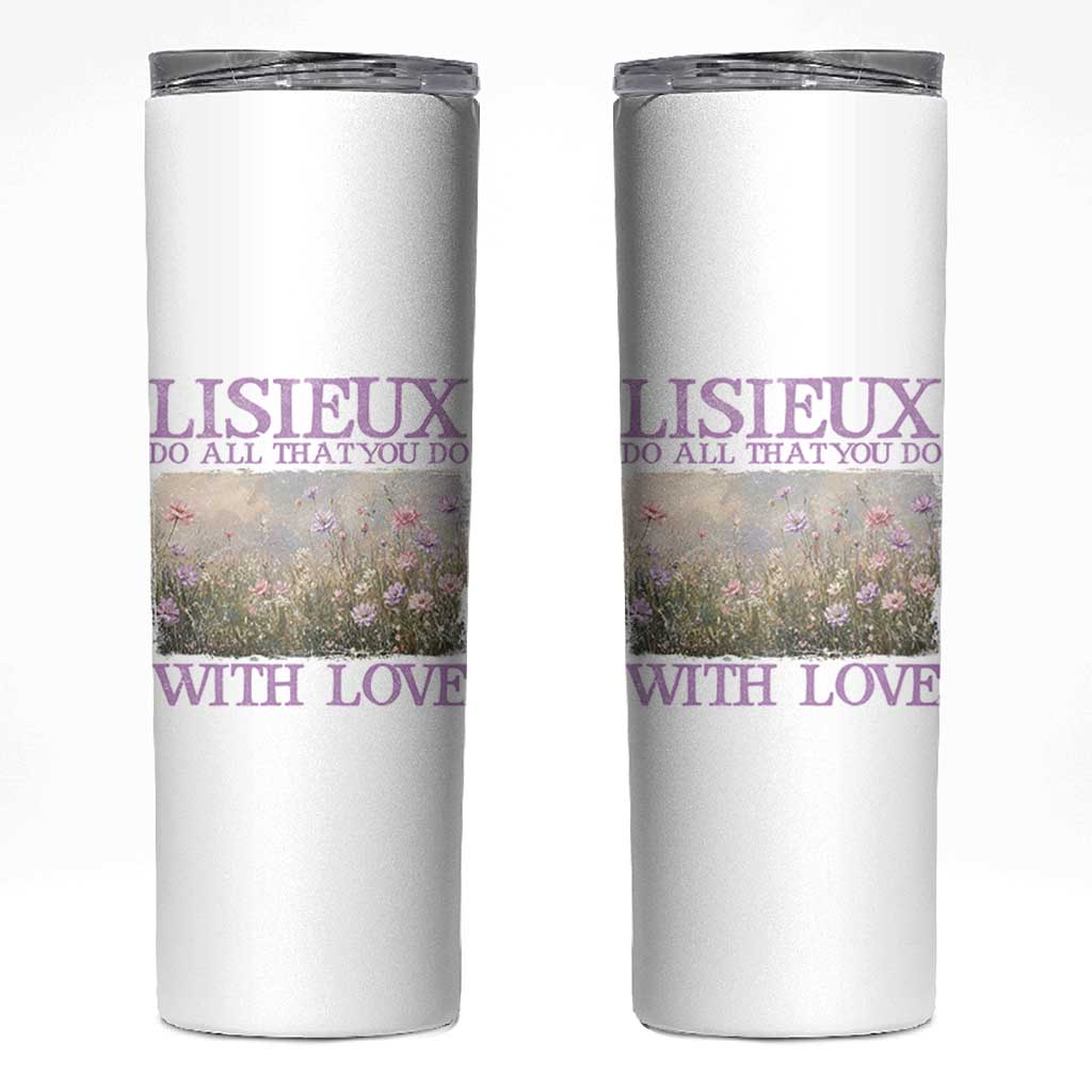 St Therese of Lisieux Skinny Tumbler Catholic Saint Gift for Girls Orthodox Christian