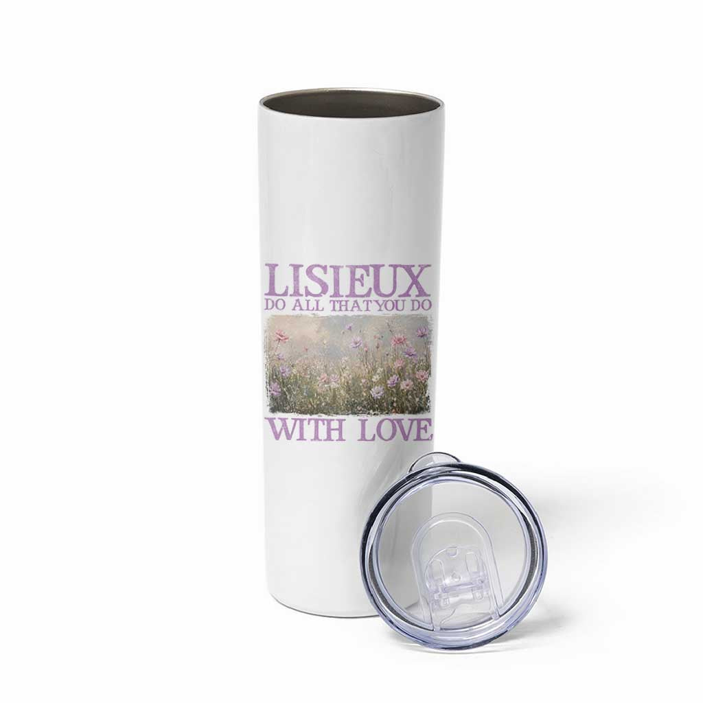St Therese of Lisieux Skinny Tumbler Catholic Saint Gift for Girls Orthodox Christian