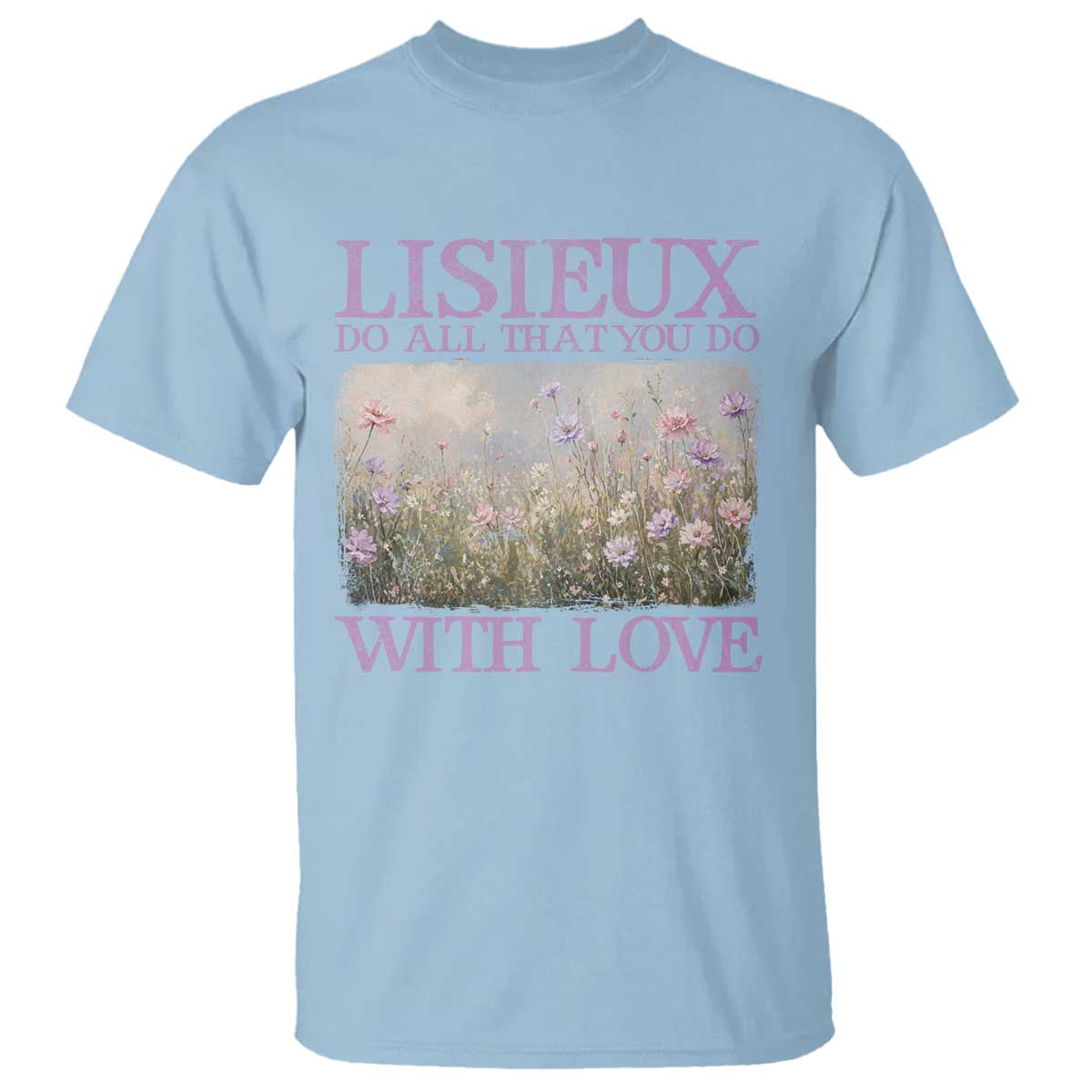 St Therese of Lisieux T Shirt Catholic Saint Gift for Girls Orthodox Christian