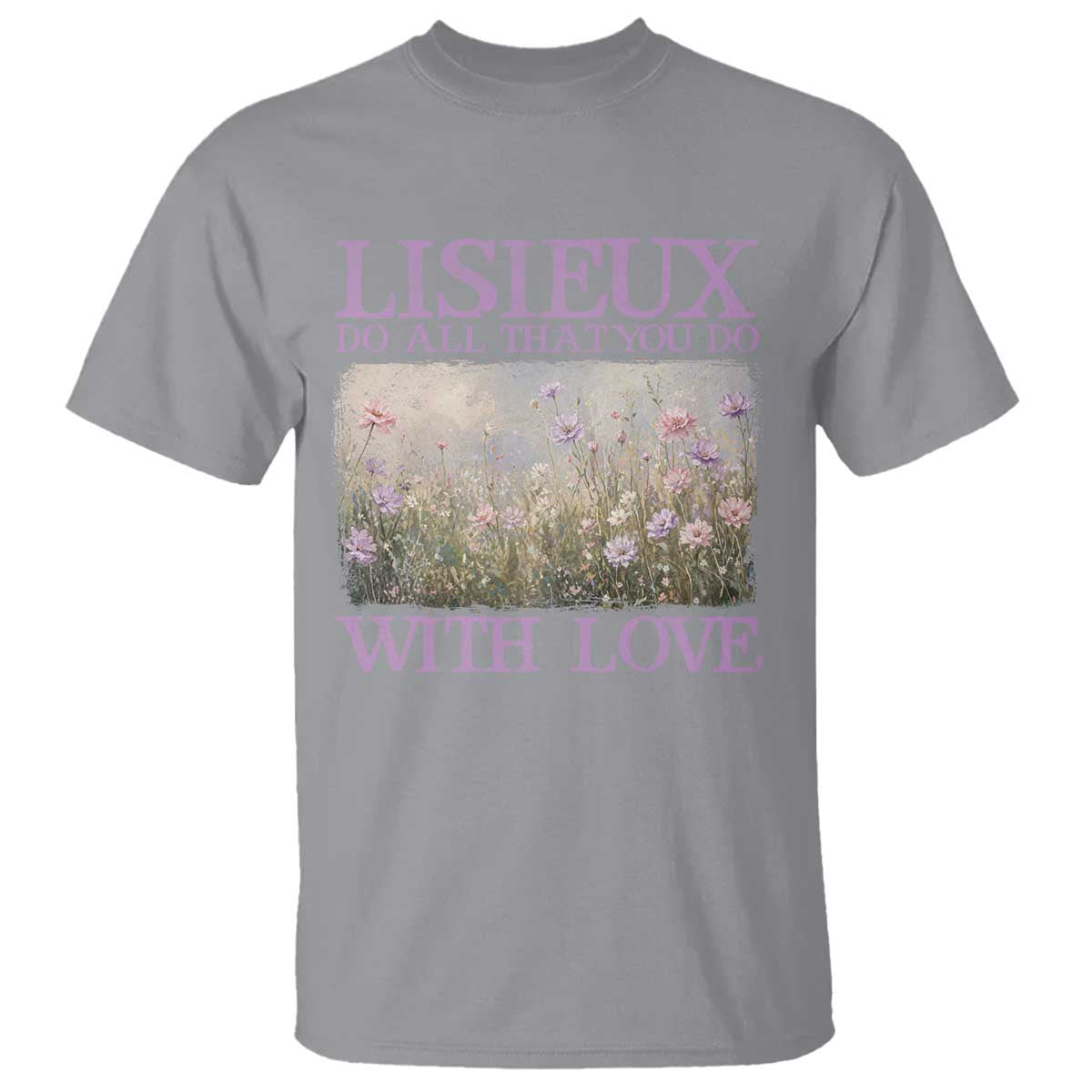 St Therese of Lisieux T Shirt Catholic Saint Gift for Girls Orthodox Christian