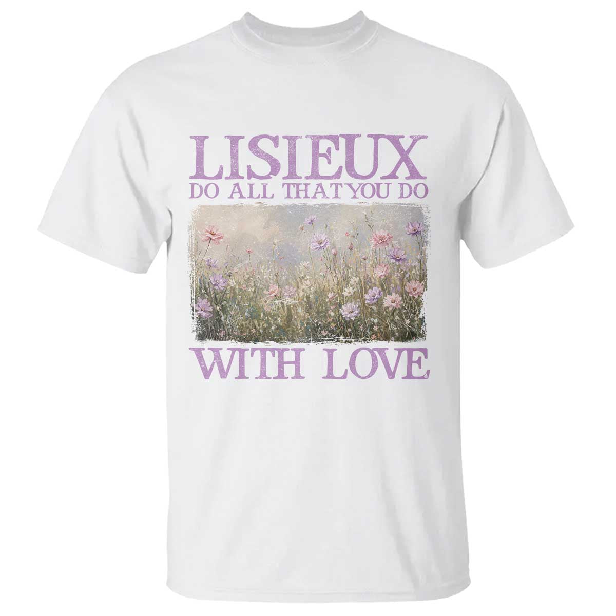 St Therese of Lisieux T Shirt Catholic Saint Gift for Girls Orthodox Christian