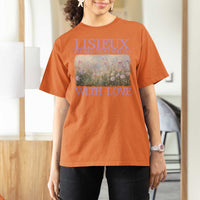 St Therese of Lisieux T Shirt For Women Catholic Saint Gift for Girls Orthodox Christian