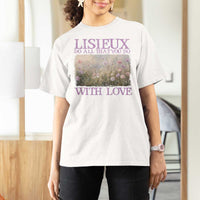 St Therese of Lisieux T Shirt For Women Catholic Saint Gift for Girls Orthodox Christian