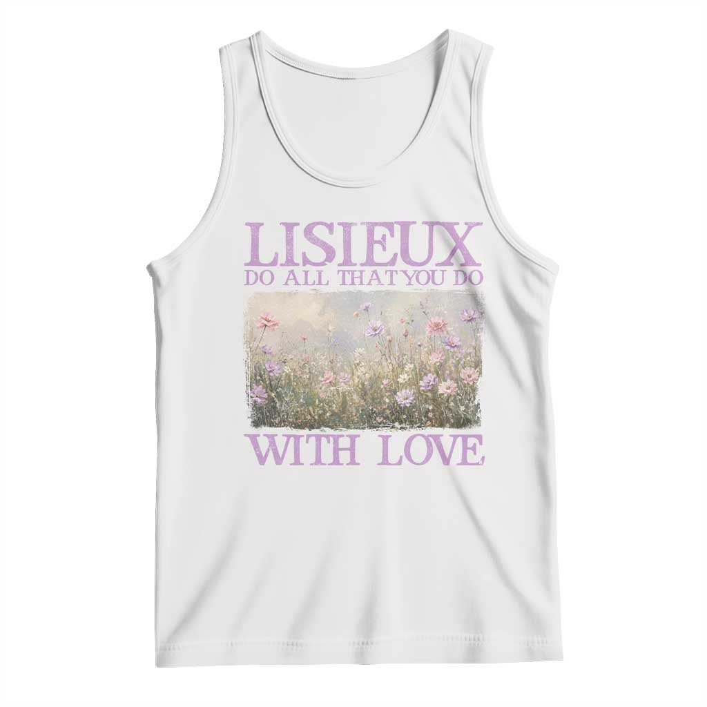 St Therese of Lisieux Tank Top Catholic Saint Gift for Girls Orthodox Christian