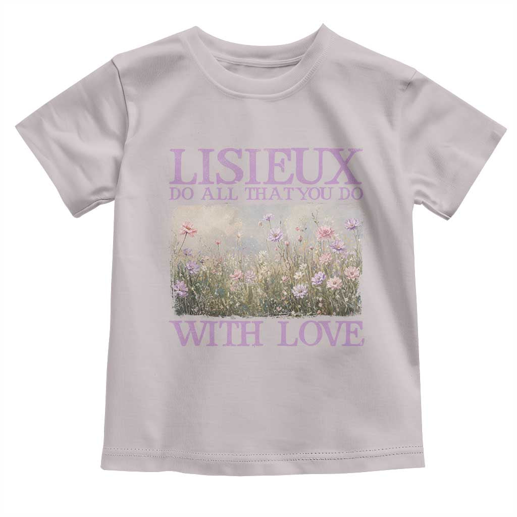 St Therese of Lisieux Toddler T Shirt Catholic Saint Gift for Girls Orthodox Christian