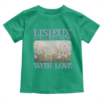 St Therese of Lisieux Toddler T Shirt Catholic Saint Gift for Girls Orthodox Christian