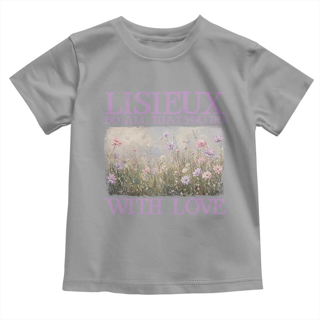 St Therese of Lisieux Toddler T Shirt Catholic Saint Gift for Girls Orthodox Christian