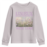 St Therese of Lisieux Youth Sweatshirt Catholic Saint Gift for Girls Orthodox Christian