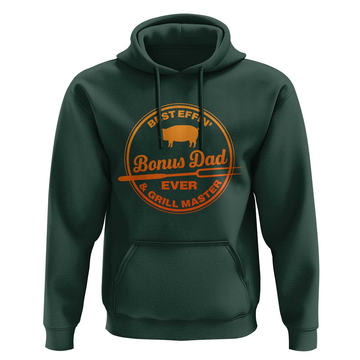 Best Effin Bonus Dad Ever And Grill Master Hoodie Step Dad Fathers Day Gift Cooking Grilling BBQ Chef