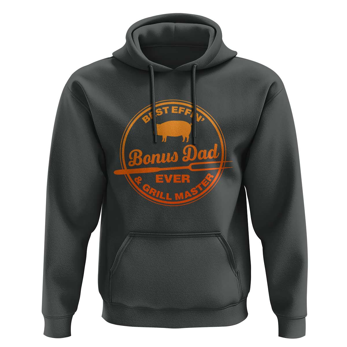 Best Effin Bonus Dad Ever And Grill Master Hoodie Step Dad Fathers Day Gift Cooking Grilling BBQ Chef