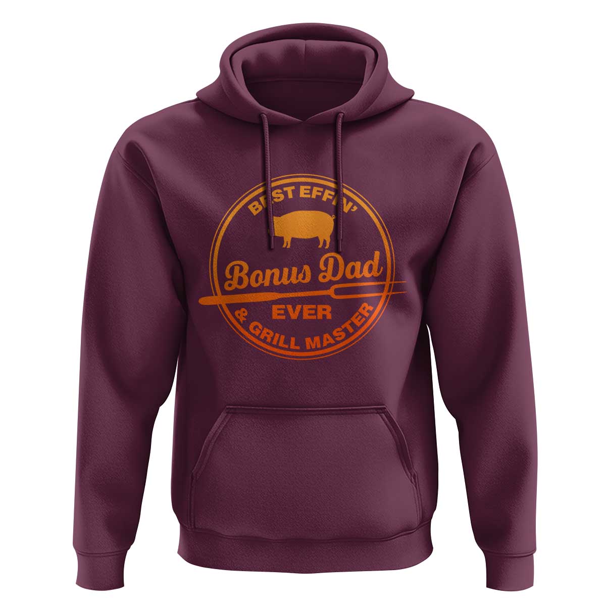 Best Effin Bonus Dad Ever And Grill Master Hoodie Step Dad Fathers Day Gift Cooking Grilling BBQ Chef
