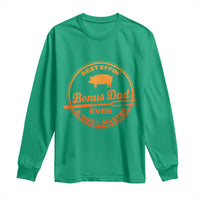 Best Effin Bonus Dad Ever And Grill Master Long Sleeve Shirt Step Dad Fathers Day Gift Cooking Grilling BBQ Chef