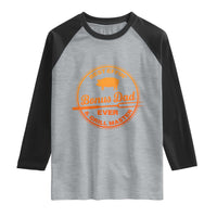 Best Effin Bonus Dad Ever And Grill Master Raglan Shirt Step Dad Fathers Day Gift Cooking Grilling BBQ Chef