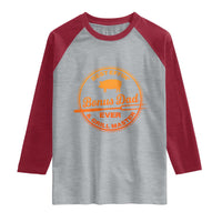 Best Effin Bonus Dad Ever And Grill Master Raglan Shirt Step Dad Fathers Day Gift Cooking Grilling BBQ Chef