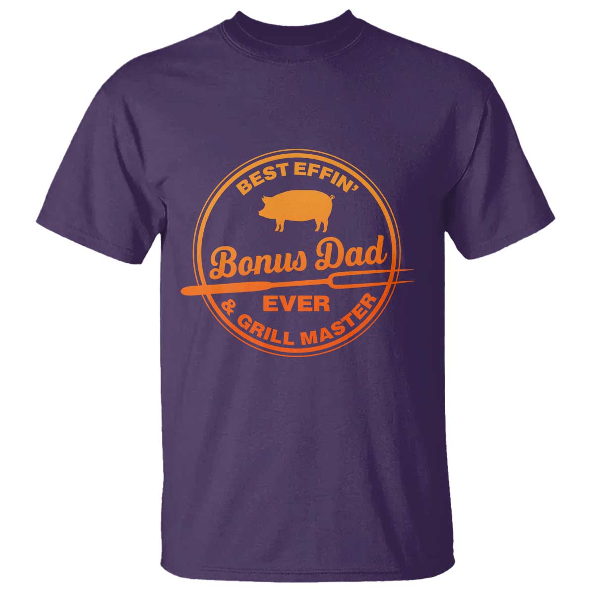 Best Effin Bonus Dad Ever And Grill Master T Shirt Step Dad Fathers Day Gift Cooking Grilling BBQ Chef