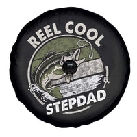Reel Cool Stepdad Spare Tire Cover Fathers Day Gift for Fisherman Bonus Dad