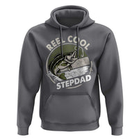 Reel Cool Stepdad Hoodie Fathers Day Gift for Fisherman Bonus Dad