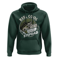 Reel Cool Stepdad Hoodie Fathers Day Gift for Fisherman Bonus Dad