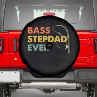 Fishing Bonus Dad Spare Tire Cover Retro Bass Stepdad Ever Fathers Day Fisherman