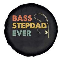 Fishing Bonus Dad Spare Tire Cover Retro Bass Stepdad Ever Fathers Day Fisherman