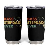 Fishing Bonus Dad Tumbler Cup Retro Bass Stepdad Ever Fathers Day Fisherman