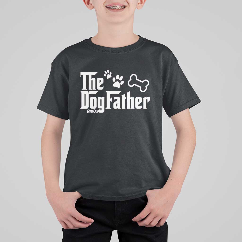 Dog Dad T Shirt For Kid The Dogfather Fathers Day Gift For Dog Lovers