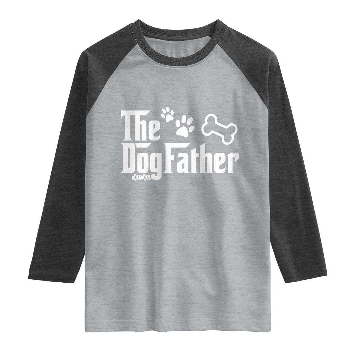 Dog Dad Raglan Shirt The Dogfather Fathers Day Gift For Dog Lovers