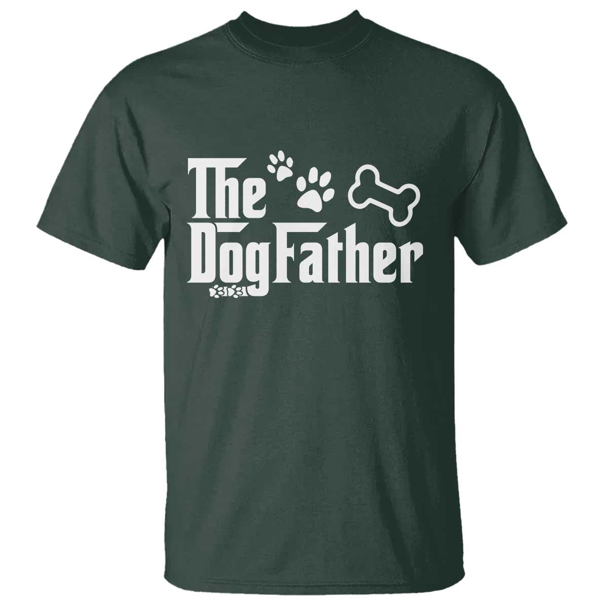 Dog Dad T Shirt The Dogfather Fathers Day Gift For Dog Lovers