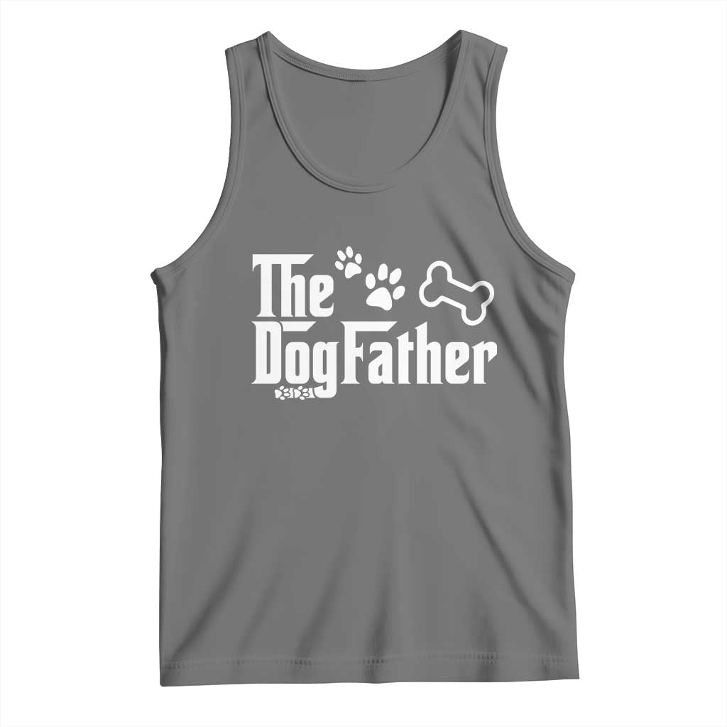 Dog Dad Tank Top The Dogfather Fathers Day Gift For Dog Lovers