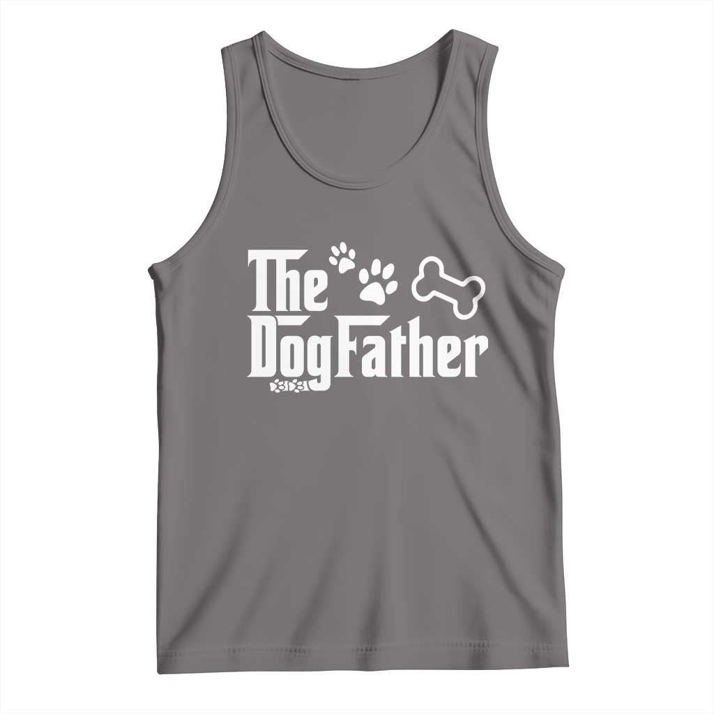 Dog Dad Tank Top The Dogfather Fathers Day Gift For Dog Lovers