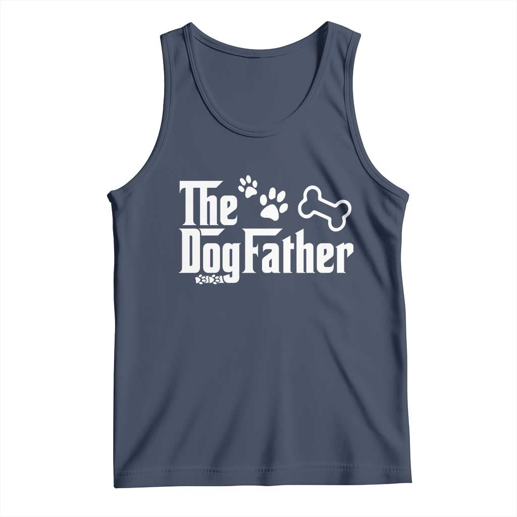 Dog Dad Tank Top The Dogfather Fathers Day Gift For Dog Lovers