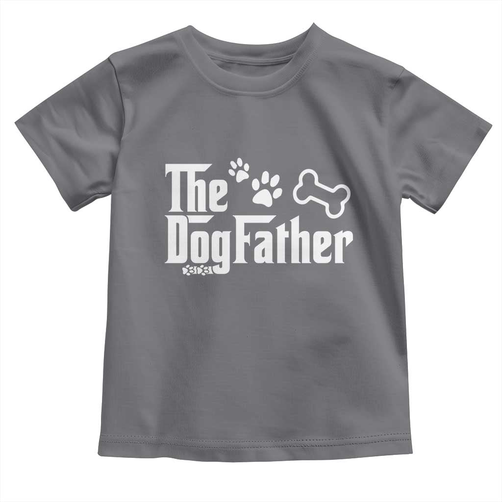 Dog Dad Toddler T Shirt The Dogfather Fathers Day Gift For Dog Lovers