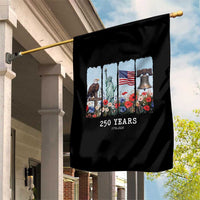 250 Years American 1776 2026 Garden Flag 250th 4th July Independence Day Eagle Statue of Liberty Flag