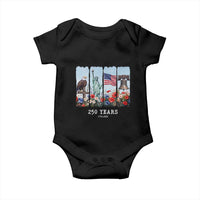 250 Years American 1776 2026 Baby Onesie 250th 4th July Independence Day Eagle Statue of Liberty Flag