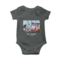 250 Years American 1776 2026 Baby Onesie 250th 4th July Independence Day Eagle Statue of Liberty Flag