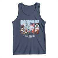 250 Years American 1776 2026 Tank Top 250th 4th July Independence Day Eagle Statue of Liberty Flag