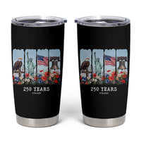 250 Years American 1776 2026 Tumbler Cup 250th 4th July Independence Day Eagle Statue of Liberty Flag