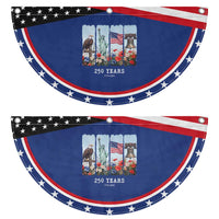 250 Years American 1776 2026 Patriotic Fan Flag 250th 4th July Independence Day Eagle Statue of Liberty Flag