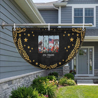 250 Years American 1776 2026 Patriotic Fan Flag 250th 4th July Independence Day Eagle Statue of Liberty Flag