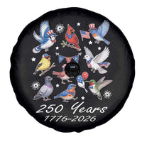 USA 250th Anniversary Bird Spare Tire Cover Patriotic American Birds Independence Day Birdwatchers Birders