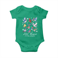 USA 250th Anniversary Bird Baby Onesie Patriotic American Birds Independence Day Birdwatchers Birders