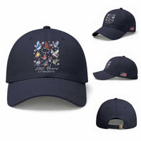 USA 250th Anniversary Bird Baseball Cap Patriotic American Birds Independence Day Birdwatchers Birders