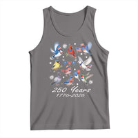 USA 250th Anniversary Bird Tank Top Patriotic American Birds Independence Day Birdwatchers Birders