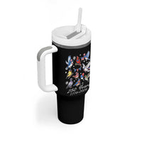 USA 250th Anniversary Bird Tumbler With Handle Patriotic American Birds Independence Day Birdwatchers Birders
