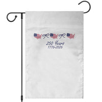 250th Anniversary USA Garden Flag American Flag Dainty Bow 4th of July