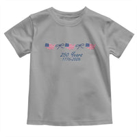250th Anniversary USA Toddler T Shirt American Flag Dainty Bow 4th of July