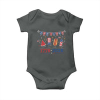 250 Years American 1776 2026 Baby Onesie Patriotic Watermelon Hotdog Firework 250th 4th July Independence Day