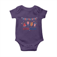 250 Years American 1776 2026 Baby Onesie Patriotic Watermelon Hotdog Firework 250th 4th July Independence Day