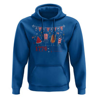 250 Years American 1776 2026 Hoodie Patriotic Watermelon Hotdog Firework 250th 4th July Independence Day
