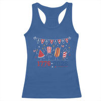 250 Years American 1776 2026 Racerback Tank Top Patriotic Watermelon Hotdog Firework 250th 4th July Independence Day
